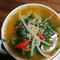 クックHJTK9C☆'s cooksnap of when they made ニラとトマトの中華風スープ.
