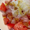 ばたみそーぱん☆'s cooksnap of when they made 簡単なハマチのカルパッチョ.