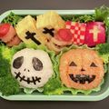 やおよろず◎'s cooksnap of when they made ハロウィン★ジャックオーランタンおにぎり.