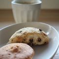 みるく茶's cooksnap of when they made 全粒粉のチョコチップスコーン.