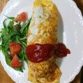 プルンバゴ's cooksnap of when they made 鶏ひき肉オムレツ☆簡単で美味しい！.