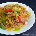 Miiyasusho's cooksnap of when they made 野菜の旨味たっぷり我が家のソース焼きそば.