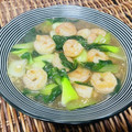 料理男子部's cooksnap of when they made エビと青梗菜のあっさり塩あん.