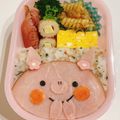 ほろぴ's cooksnap of when they made ＊キャラ弁＊簡単★ペタっとぶたちゃん♡.