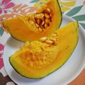 くネコまろす's cooksnap of when they made 南瓜　丸ごとの切り方.