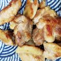 まとりょーしか☆'s cooksnap of when they made 鶏もも肉と長いものオイスターソース炒め.