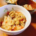 ❀akiko❀'s cooksnap of when they made ［簡単 鶏 炊き込みご飯 具だくさん］.