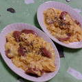 赤い電話's cooksnap of when they made 簡単♡ウィンナーとチーズ卵炒め♡.