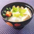 辰夫女子's cooksnap of when they made かぶと厚揚げときのこの白いごま味噌汁.