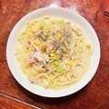 プチシュ's cooksnap of when they made シーフードのスープパスタ.