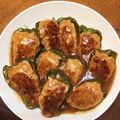 52te34se's cooksnap of when they made 男子も喜ぶ♪ピーマンの肉詰め☆.