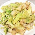 ☆ayami☆26's cooksnap of when they made えびとキャベツのブラックペッパー卵炒め.