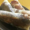 アチャこ's cooksnap of when they made お餅とあんこの春巻き.