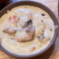 huit19's cooksnap of when they made 白菜と鮭のクリーム煮.