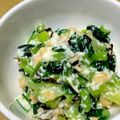 NW3EI4☆'s cooksnap of when they made 時短副菜☆☆小松菜と豆腐の和え物.