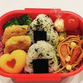 つぼくんママ's cooksnap of when they made 簡単★幼稚園 かわいいおにぎり弁当.