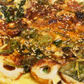 majyu1011's cooksnap of when they made ほうれん草とちくわのチヂミ♡.