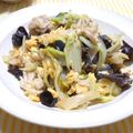 もすろー's cooksnap of when they made 白菜と玉子とキクラゲの炒め物、豚バラ入り.