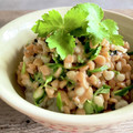ばぢこ's cooksnap of when they made 納豆と三つ葉の和え物.