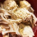 しま呼's cooksnap of when they made ■糖質制限■鶏団子きのこスープ簡単減量鍋.