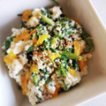 ハント☆'s cooksnap of when they made 柿と菊菜の白和え.