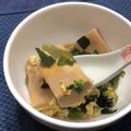 栗丸うさぎ's cooksnap of when they made 高野豆腐・ワカメの卵とじ♪.