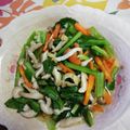 くネコまろす's cooksnap of when they made レンジde小松菜の煮びたし.
