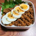 クック1WVJEK☆'s cooksnap of when they made 男子高校生弁当10/8キーマカレー弁当.