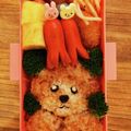 りんももな's cooksnap of when they made キャラ弁☆サンタブーツINトイプードル.