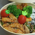 M130018's cooksnap of when they made ゴーヤとささみ＋豚バラのオイスター炒め.