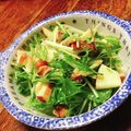 ちゃちゃまる26's cooksnap of when they made 水菜とリンゴとナッツのヨーグルトサラダ.