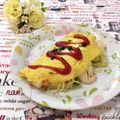toraちゃん♪'s cooksnap of when they made オム塩焼きそば.