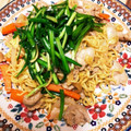 りょーこ0520's cooksnap of when they made 超簡単！本格中華！上海焼きそば！！.