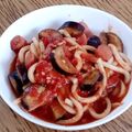 ポニーリボン's cooksnap of when they made トマト缶でトマトうどん！.
