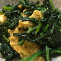 Remtan's cooksnap of when they made ほうれん草と卵の甘じょっぱ炒め.