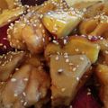 哲美☆'s cooksnap of when they made 簡単＊鶏とさつま芋と蓮根の甘辛炒め＊.