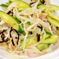 よしよしのキッチン☆'s cooksnap of when they made もやしときゅうりの塩昆布和え.