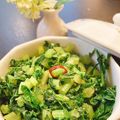 おうちごはん☆'s cooksnap of when they made 大根葉のピリ辛炒め.