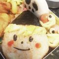 curisupin's cooksnap of when they made ハロウィン キャラ弁＊魔女っ子ちゃん♪.