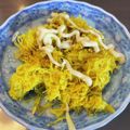 プリン05's cooksnap of when they made 秋！菊の花びらのおひたしです♪.