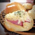 inyako's cooksnap of when they made ＊ふわっうま　ハムロールパン＊.