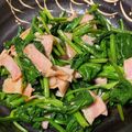 てぃーひ's cooksnap of when they made ☆ほうれん草のガーリックバター和え☆.