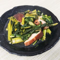 ティモ333's cooksnap of when they made かぶの葉と椎茸の煮浸し.