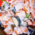 すみま～る's cooksnap of when they made 柿、梨、さつまいものヨーグルトサラダ.