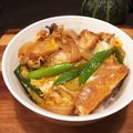 クック5E2Q86☆'s cooksnap of when they made お店気分！お持ち帰りカツでかつ丼♪.