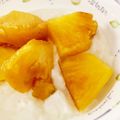 sayaendo＊'s cooksnap of when they made パイナップルヨーグルト.