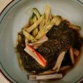 クックA7ACJK☆'s cooksnap of when they made めかぶとキュウリとカニカマの酢の物.