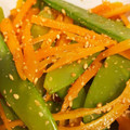 ぷーとんR's cooksnap of when they made きぬさやの胡麻和え.