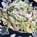☆sinnkuro★'s cooksnap of when they made 椎茸とほうれん草のクリームスパゲッティ.
