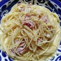 cyobindish's cooksnap of when they made カルボナーラ.